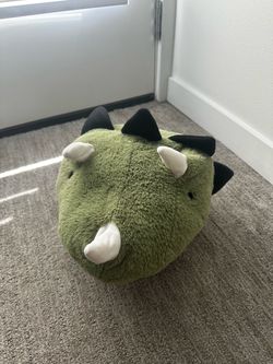 Kids wearable dinosaur blanket with hood and hands