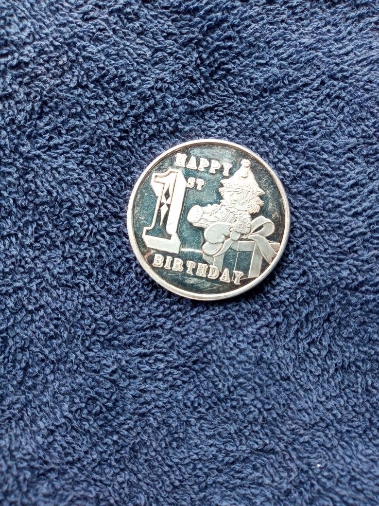 One Troy Ounce .999 Fine Silver Coin