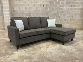 New Charcoal Sectional Sofa
