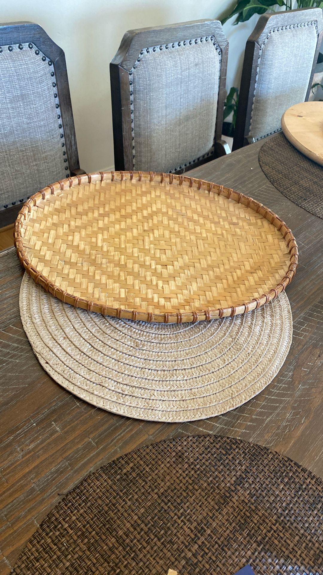 Wicker Tray !! Charola De Wicker