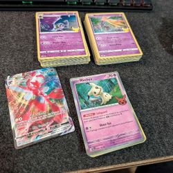 Pokémon Cards W/ Binder Case