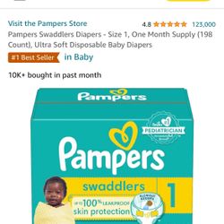 Pamper New Borns And Size Ones