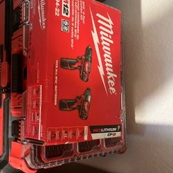 Milwaukee Drill + Impact W Battery’s And Charger 