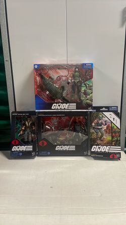 Gi joe/ classified/ crystal ball/ professor rottclaw/ croc master/ copperhead/ Hasbro
