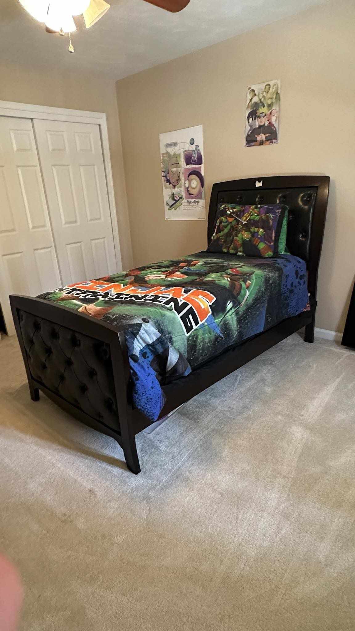 Twin  Bed And Dresser