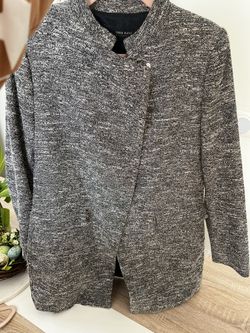 Gray Zara Coat