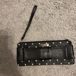 Kate Spade Wristlet / Clutch - Polka Dot Bow