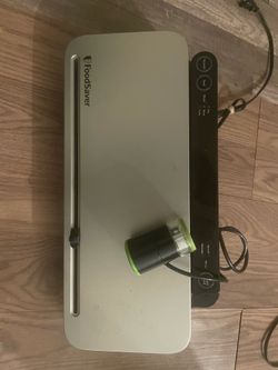 Food saver sealer silver black