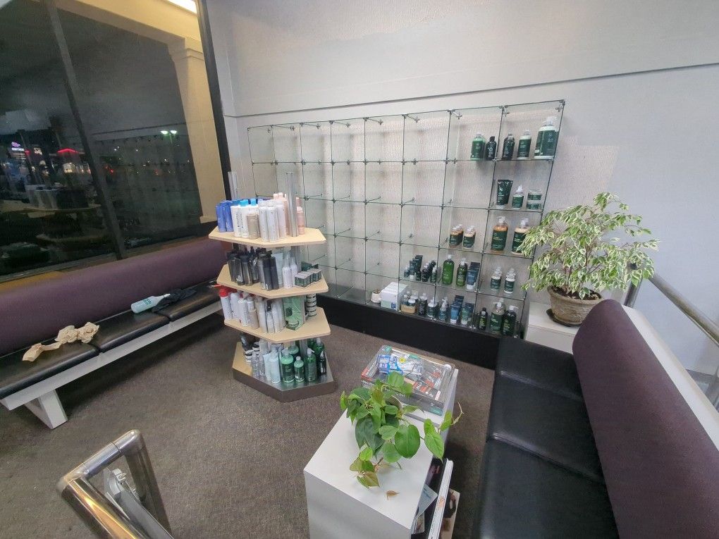 Glass Shelving Unit