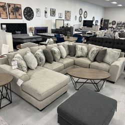 4 piece sectional With chaise | Loveseat and Kama