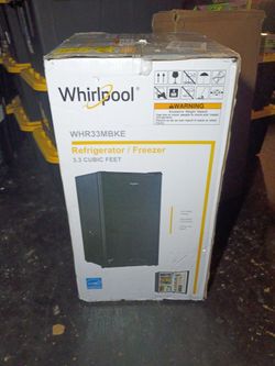 Whirlpool WHR33MBKE 3.3 Cu Ft Mini Refrigerator