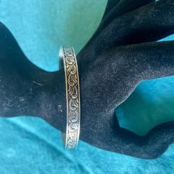 Vintage Coro Sterling Silver Bangle Bracelet