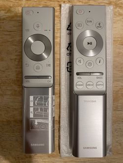 Samsung Chrome Remotes For QLED TV & QLED Soundbar