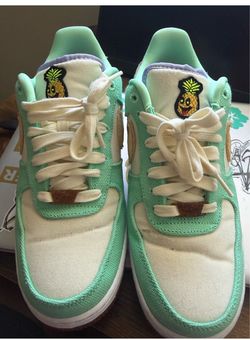 Women Nike Air Force 1 happy pineapple