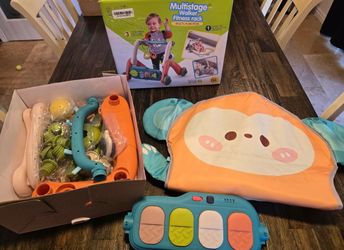 Brand new 2 in 1 baby gym with walker