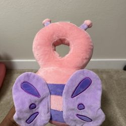 Adjustable Head Protector Pad Safety Cushion (Pink)