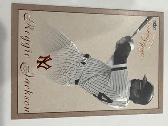Reggie Jackson Fleer Baseball Legends Card