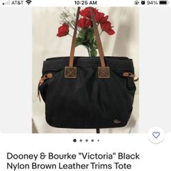 Dooney And Bourke Black Tote