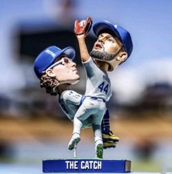 The Catch Bobblehead SGA 9/6 LA Dodgers * New, Never Displayed