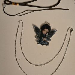 "Wednesday's" Necklace or Car Display 