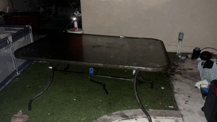 Outdoor Glass Table