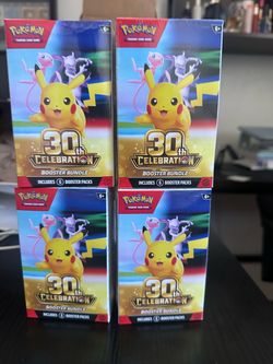 Pokémon TCG 30th Celebration Booster Bundle x4