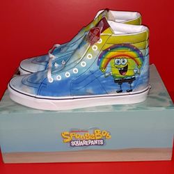 Van's Spongebob Premium Sneakers Size 10.5 For Men Or 12 For Woman