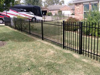 New Wrought Iron Fence