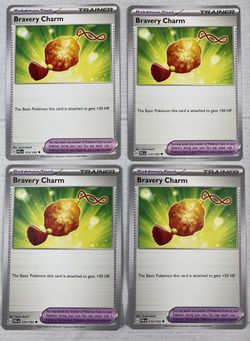 Pokemon 4x Bravery Charm