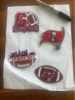 Tampa Bay Buccaneers iron on patches NEW