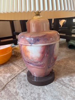 Vintage plastic lamp