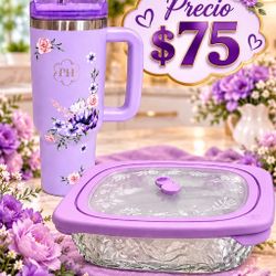 Vaso Y Refractario De 3 Tazas Princess House 