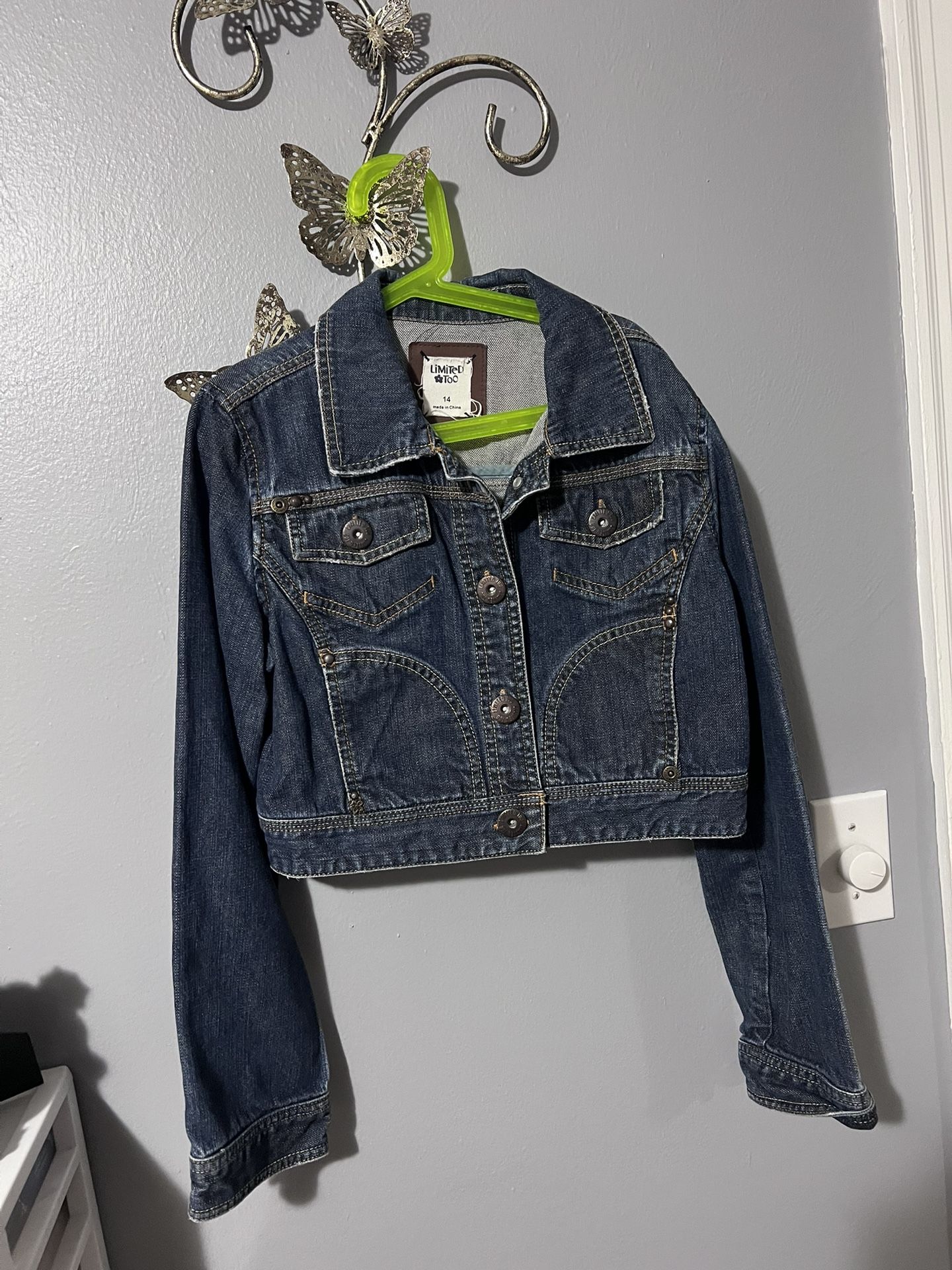 Denim jackets size 14