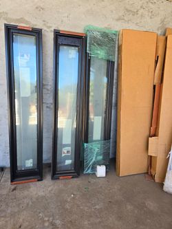 14 wide x 67 Tall Fixed Wood Clad windows