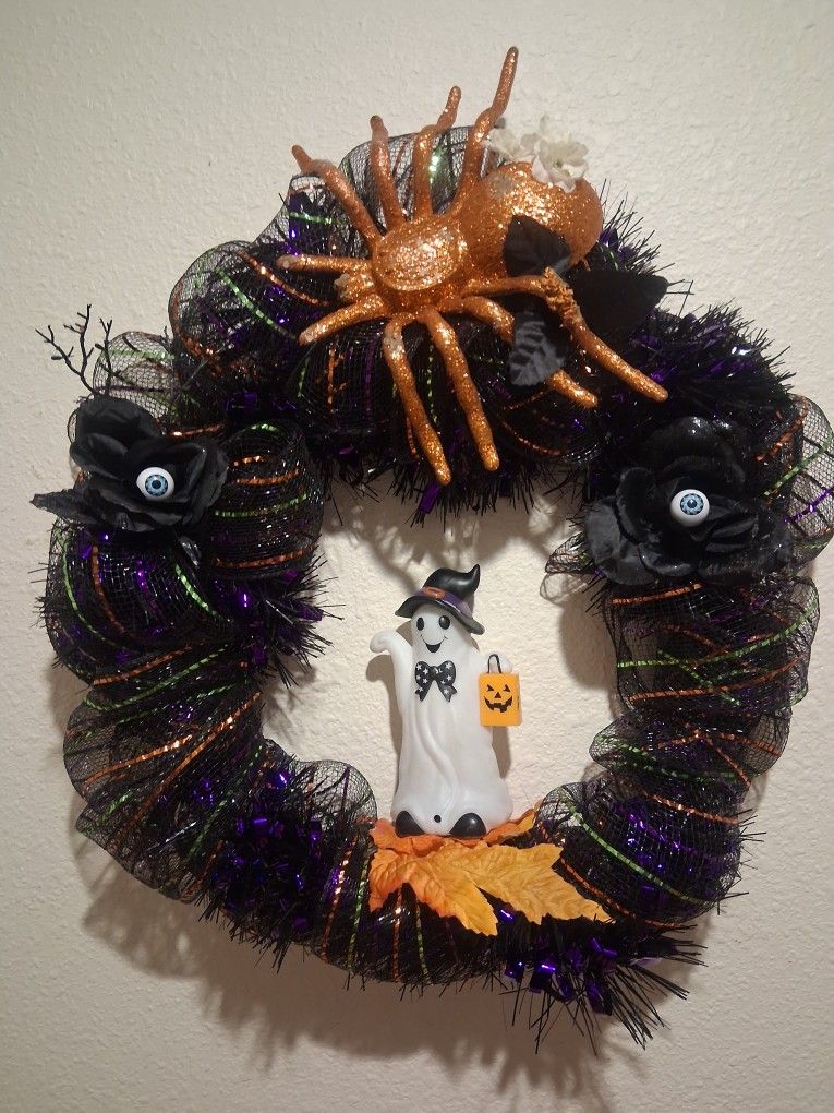 Handmade Halloween Wreathe