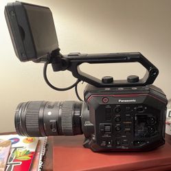 Panasonic AU EVA1 5.7k Cinema Camera With Sigma 18-35mm Lens