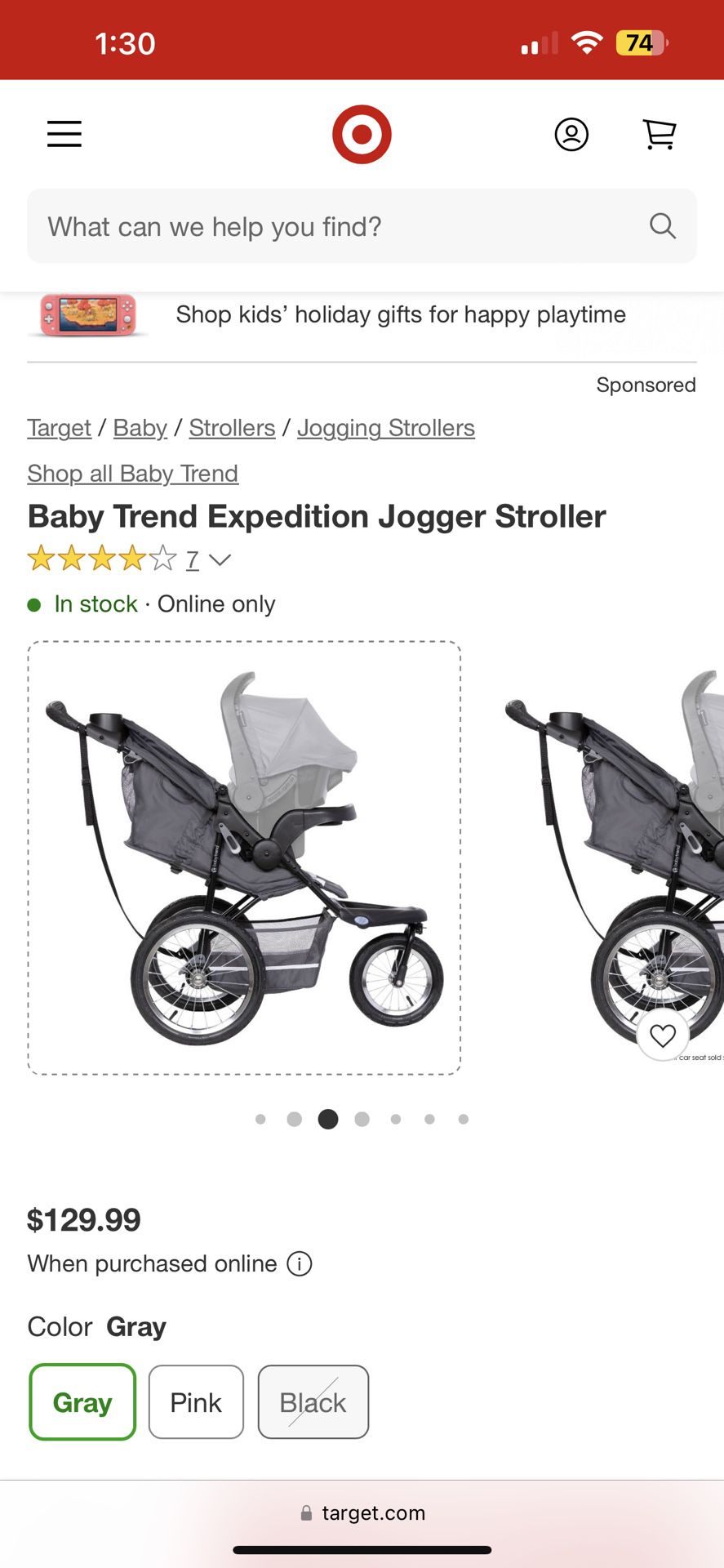 Expedition Jogger Stroller 