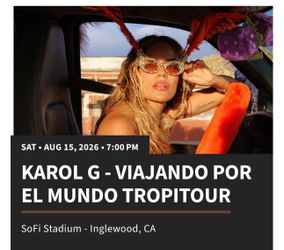 Karol G Tickets two tickets