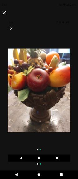 Fake Fruit Centerpiece