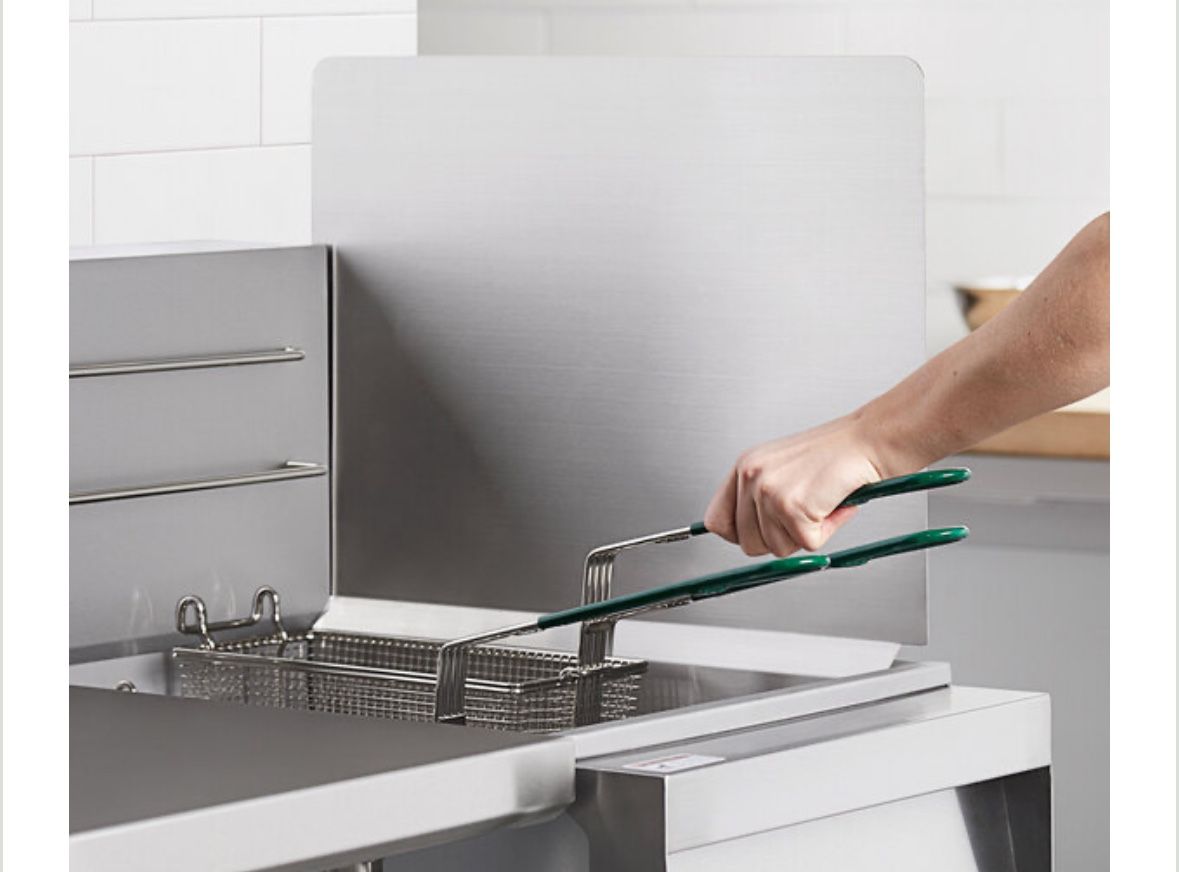 Stainless Steel Splash Guard for Deep Fryers