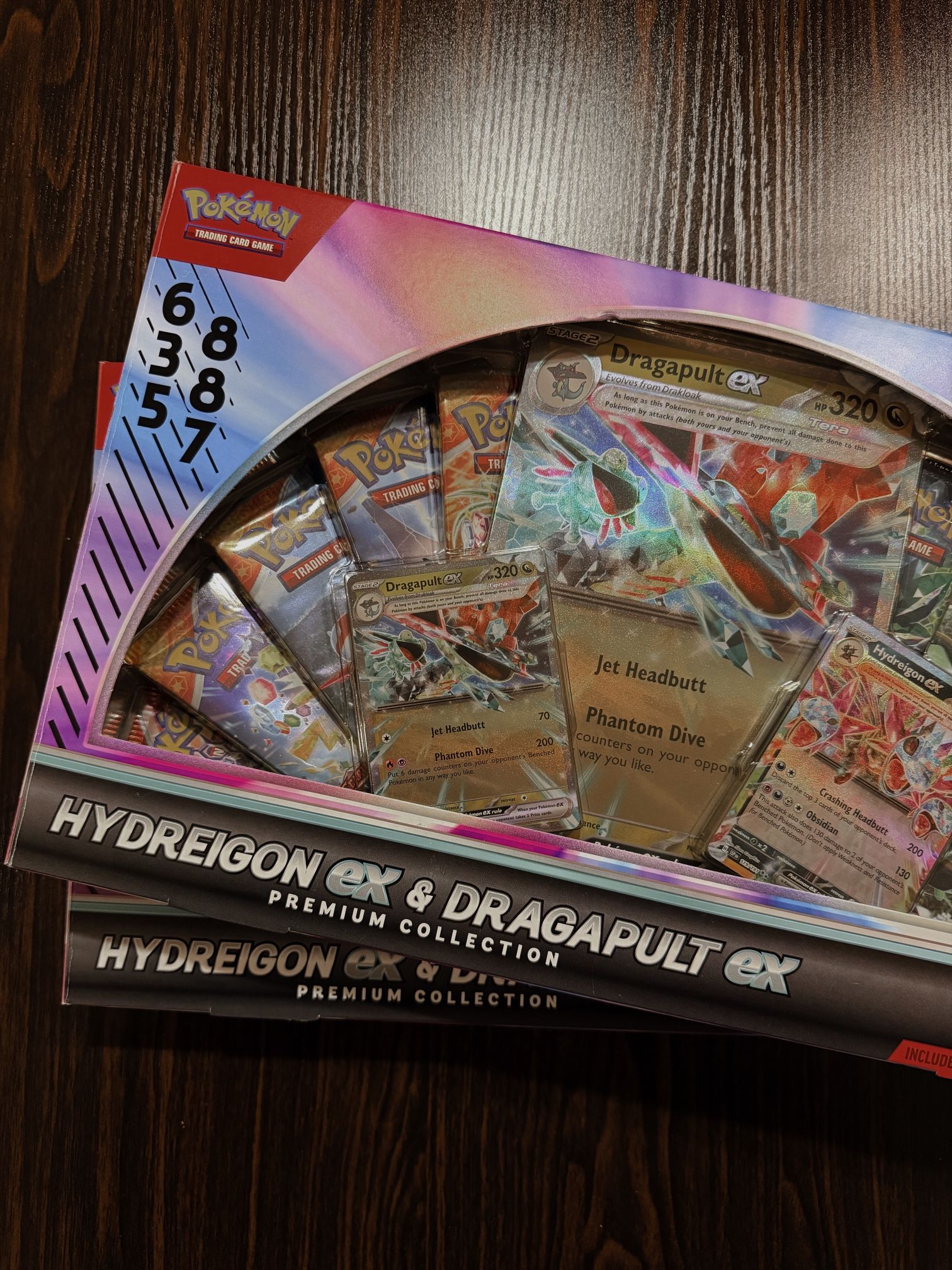 Pokemon TCG Hydreigon EX & Dragapult EX Premium Collection