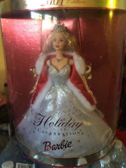 New in box 2001 Holiday Barbie