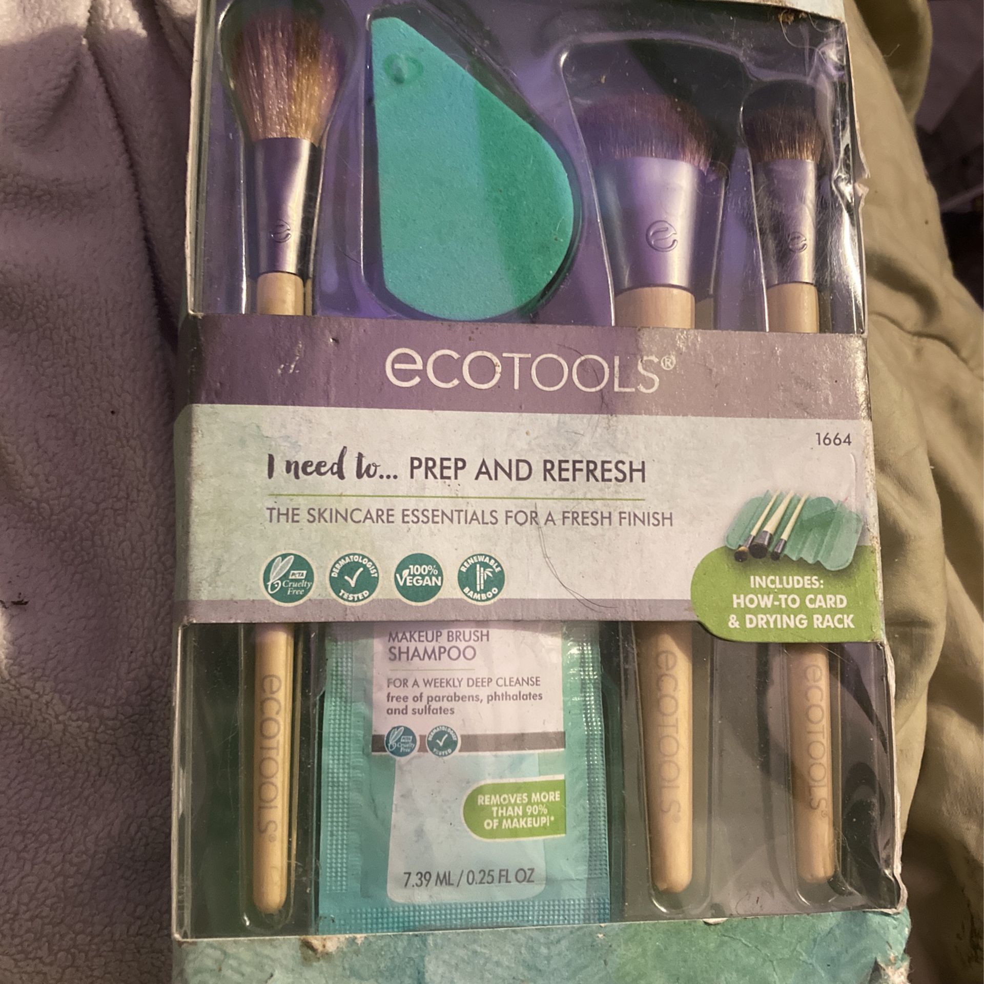 Eco Tools 5 Pack Includes Brushes Shampoo How To Card And Drying Rack 