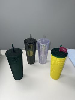 STUDDED STARBUCKS TUMBLER