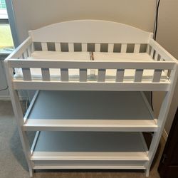 White Changing Table