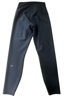 ALO YOGA High-Waist Airlift Leggings 7/8 Length size S Gray EUC Gym Run Workout