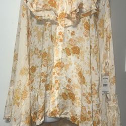 New Free People Shirt Size Medium 