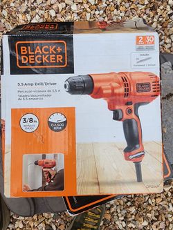Black +Decker 5.5 Amp Drill