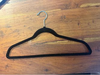 Black velvet hangers 100 for $20