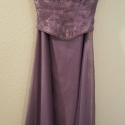 Beautiful Long Hand Beaded Top And Taffeta Skirt